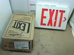  Lithonia Signature Lighting LE S W 1 R  Die Cast Aluminium LED Exit Sign 120/277 Image