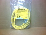  Turck PKW 3M-4-RS 4T/S1587 Cordset 4 Pin Male/Female Ends U-138 Factory Sealed Image