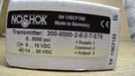  Noshok 200-5000-2-5-2-7-ST8 Pressure Transducer 0-5000 Psi 10/30 Vdc Image