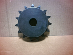  Martin 80B15 Roller Chain Sprocket 15 Tooth 1" Bore Image