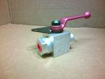  DMIC BVAL-0250B Aluminum Hydraulic Ball Valve 400 PSI 1/4" NPT Image