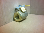  Apollo 77-125-T01 Bronze 1" Inline Threaded Ball Valve 800PSIG Image