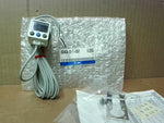  SMC ISE40A-01-T-X501 Pneumatic Digital Pressure Switch  w/ Brac Image
