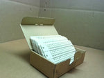  Siemens MLFB 8WA8851 2AY Labeling Caps for Terminal Blocks 5X10mm Total =1020 Image