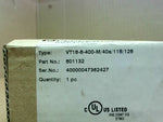  Pepperl + Fuchs VT18-8-400-M-/40a/118/128 Laser Sensor #801132 Image