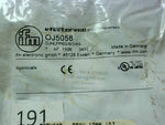  IFM OJ5058 Laser Diffuse Reflection Sensor OJHLFPKG/SO/AS 10-30 Image