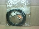  IFM E10901 Female Connector Cordset 4 Pin Female 90' Connector Factory Sealed Image