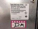  Siemens 6FC5203-0AF02-0AA1 12.1" Color Display with Membrane Keypad- No Box Image