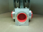  DMIC BV3LZ-05361 Pneumatic Actuated Diverter Valve 1.25" 3-Way Image