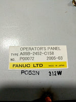  Fanuc A05B-2452-C158 Operator Interface Panel with Boards Image