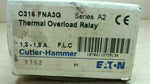  Cutler hammer C316 FNA3G Thermal Overload Relay 1.3-1.8 Amps FL Image
