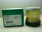  Schneider Electric XVBC2B8 Yellow Steady LED Beacon 24V IP66 Image