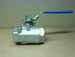  OVC 3L66RT 3-Way Ball Valve 1"  SS w/Lock Image