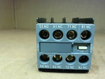  Siemens 3RH2911-1GA13 Auxiliary Switch Block 1NO/3NC 5/50Hz Image