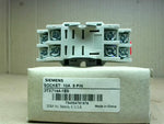  Siemens 3TX7144-1E6 Relay Socket 10A, 8 Pin, 300V Image