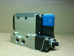  SMC VSS8-6-FG-S-3EZ-V1A03-X11-XG Solenoid Valve w/ Manifold 3/8 Image