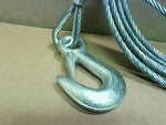  Tie Down 4KH14 Winch Cable w/ Latch Hook 7/32" x 25'- Image