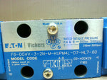  Vickers F6-DG4V-3-2N-M-KUPM4L-D7-HL7-60 Hydraulic Valve 24VDC Image