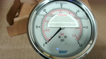  Wika 9734346 Pressure Gauge 60 Psi/Bar 1/2"NPT LM 213.53 4" Image