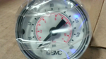  SMC K40-BP1.0-01MS Air Pressure Gauge 1/8 NPT Image