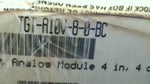  GE Fanuc TGT-AI0V-8-0-BC Analog Module 4-Input 4-Output Image