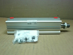  SMC ECDQ2A32-125DCM Compact Cylinder 32mm Bore 125mm Stroke Image