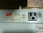  Hoffman ALF16D24R Fluorescent Lighting Package Door Switch 115V Image