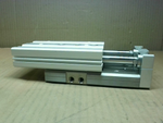  SMC MXQ25TF-50 Guided Cylinder Slide Table, Adjustable Stroke Factory Sealed Image