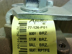  Apollo 77-126-P01 1-1/4" Bronze Ball Valve w/ Locking Handle Image