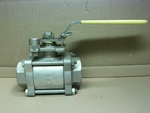  Apollo 1-1/2" 3-Piece Stainless Steel Ball Valve CF8M w/ Locking Handle 800CPW Image