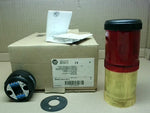  Allen Bradley 855EC-B24Y8Y4 Tower Light Stack Assembly Red & Ye Image