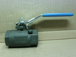  Jamesbury Series 100 Ball Valve 1" 2000 WOG w/ Locking Handle Image