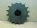  Martin 60BS16 1-1/8 #60 Chain Sprocket 16 Teeth 1-1/8" Bore Image