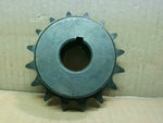  Martin 60BS16 1-1/8 #60 Chain Sprocket 16 Teeth 1-1/8" Bore Image
