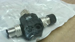 IFM E11627 T Splitter M12/2XUS Male/Male/Female 4P/5P/5P Factory Sealed Image