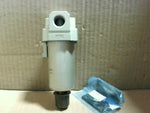  SMC AFM30-F03-2 Mist Seperator 3/8"NPT 1.0MPa w/ Bracket Image