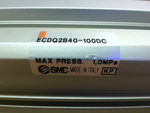  SMC ECDQ2B40-100DC Double Acting Pneumatic Cylinder 40mm Bore 1 Image