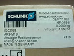  Schunk 0302062 APS-M1S Analog Position Sensor with 3M Cable Image