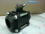  Milwaukee 30CS0F-01-LL Ball Valve 1-1/2" w/ Safety Lock Lever 1 Image