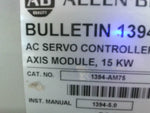  Allen Bradley 1394-AM75 /A   AC Sevro Controller 15KW Image