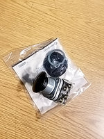 Allen Bradley 800T-D2A Black Push Button Mushroom Head Switch 1 Image