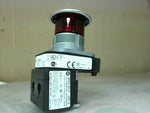  Allen Bradley 800T-FXQH2R /U Illuminated Push Pull Mushroom Swi Image
