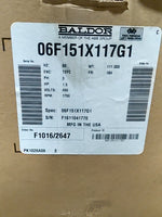  Baldor 1.5HP AC Motor with Stearns Brake 184 Frame 1750rpm 460V Image