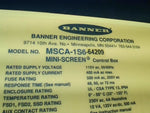  Banner MSCA-1S6-64209 Mini Screen Control Box Image