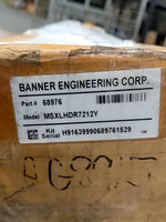  Banner MSXLHDR7212Y Heavy Duty Light Curtain Receiver 72" Long  Factory Sealed Image