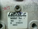  Curtis Machine Company Reducer Model 150 Type D 1:1 Ratio Nice! Image