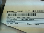  Fanuc A66L-2006-0581 Internal Cable Image