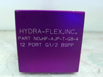  Hydra Flex HF-AJP-T-G8-4 Air Manifold  Distribution Block 12 Po Image