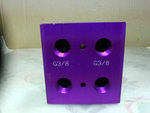  Hydra Flex HF-AMP-G-4 Air Manifold Distribution Block Aluminum Image