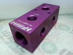  Hydra Flex HF-AMP-T-G-7 Air Manifold Distribution Block Aluminu Image
